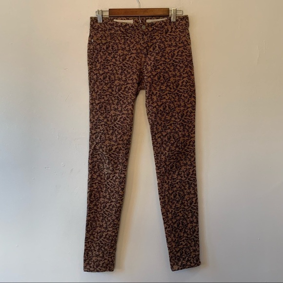 Pilcro Serif Printed Corduroy Skinny Ankle Pants - Picture 2 of 10